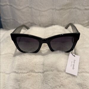 Kate Spade ♠️ Aimee | Glitter Black Sunglasses